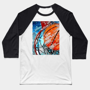 Basketball art game vs 3- Basketball artwork Baseball T-Shirt